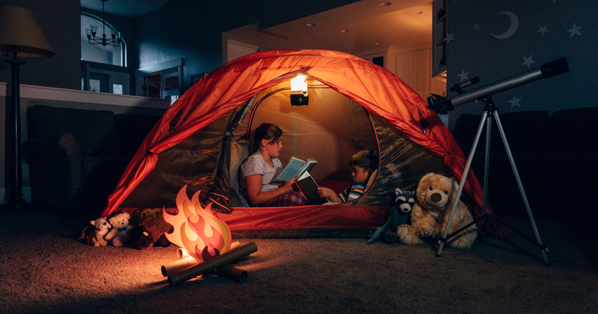 Camping Indoors Indoor Camping Ideas For Kids Plenty