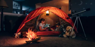 Indoor camping