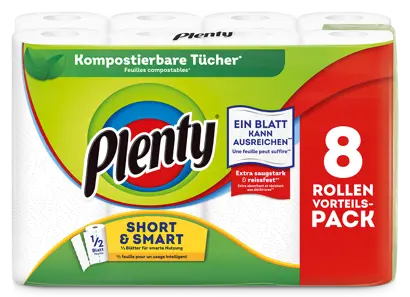 Jetzt kompostierbar: Plenty Küchenrolle!