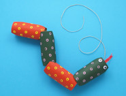 paper craft ideas recycled snake 06