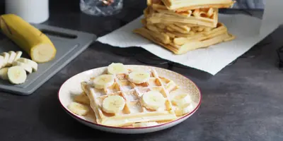 Bananen-Waffeln