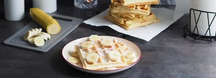 Bananen-Waffeln