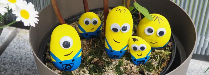 Minions-Deko-Steine