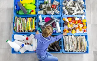 Zero-Waste-Strategie mit geringer Abfallerzeugung im Fokus