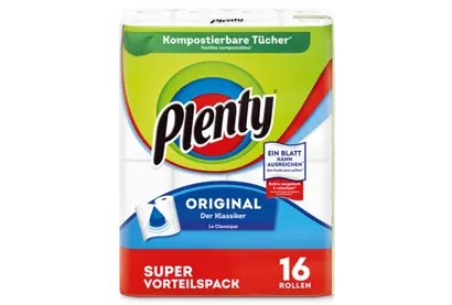 Jetzt kompostierbar: Plenty Küchenrolle!