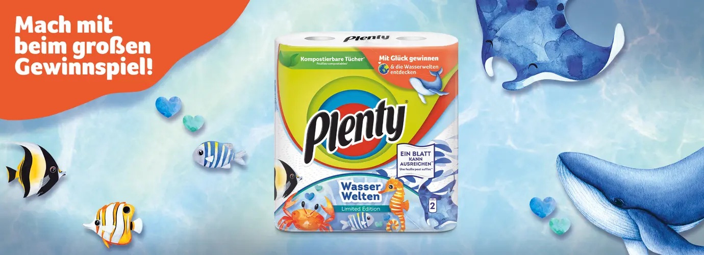 Wasserwelten entdecken mit Plenty: Tolle Preise für die ganze Familie zu gewinnen!