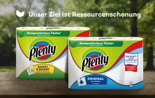 Kompostierbare Küchenrolle mit starker Qualität