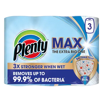 Plenty MAX kitchen paper –with BacteriaTrap