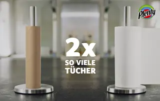 Küchenrolle ohne Hülse: doppelte Menge Küchenpapier, doppelter Komfort