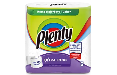 Jetzt kompostierbar: Plenty Küchenrolle!