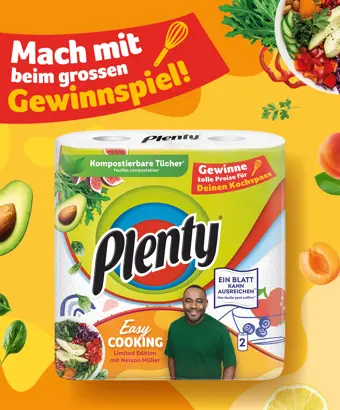 Easy cooking mit Plenty: Gewinne tolle Preise im Wert von 2.500€!