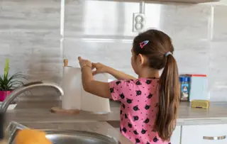 What are kitchen towels made of? Fresh wood fibres
