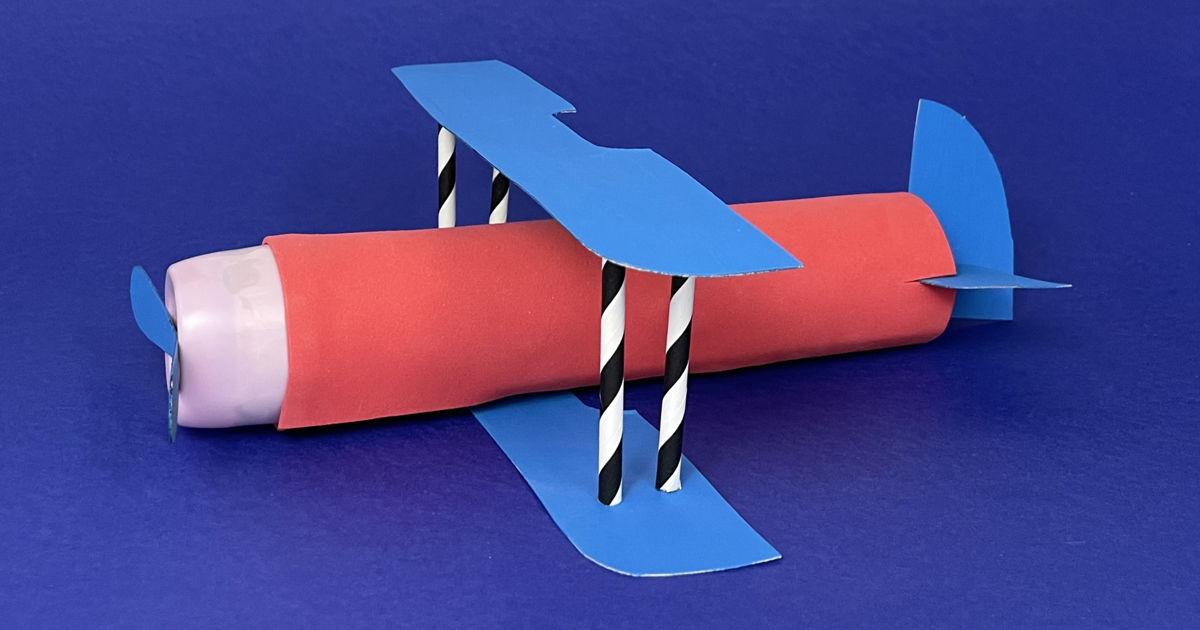 How to make an airplane from recycled materials - Plenty
